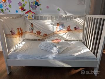 Set paracolpi e piumino per lettino