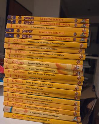 libri Geronimo Stilton e scooby-doo