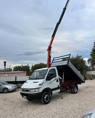 Iveco Daily 35c12 Ribaltabile Trilaterale con GRU