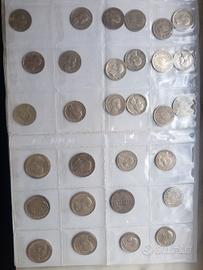 Argento Grande Collezione Monete Regno d'Italia 