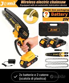 Motosega Jemi Tool 6 Pollici Dotata Sistema lubrif