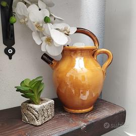 ANTICA E RARA OLIERA IN TERRACOTTA VASO INIZI 900