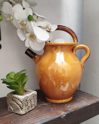 ANTICA E RARA OLIERA IN TERRACOTTA VASO INIZI 900