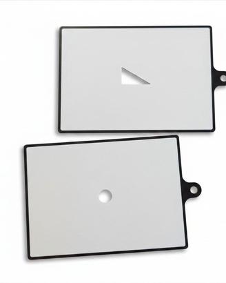 Burn card maschera per bruciatura camera oscura