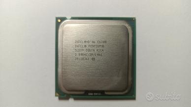 Processore CPU Intel Dual-Core E6300 2.8GHz