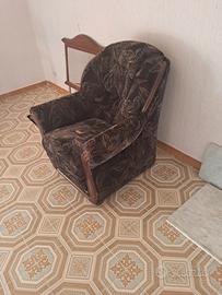 poltrona in velluto