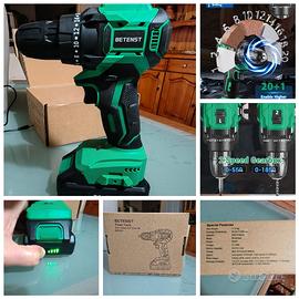 Trapano a batteria brushless+ tester acqua 