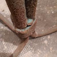 Ancora d'epoca in ferro