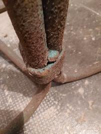 Ancora d'epoca in ferro