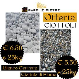 ciottoli arredo giardino