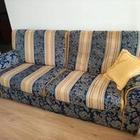 Divano 3 posti rivestimento in tessuto