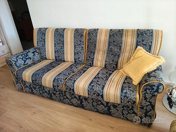 Divano 3 posti rivestimento in tessuto