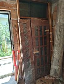 porta da interno con telaio doppia anta