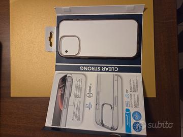 Custodia iPhone 16 pro max + 2 proteggi fotocamera