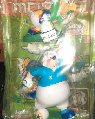 2 Figure calciatori disney Gastone,Basettoni italy