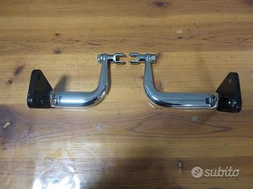 Staffe pedane da riposo per Harley Sportster