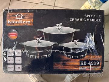 Set pentole antiaderenti nuove
