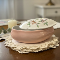 Portagioie in Ceramica Artigianale  dipinto a mano