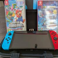 Nintendo Switch OLED, Super Mario e portaconsole