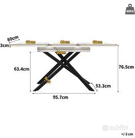 tavolo sala da pranzo ancora imballato 