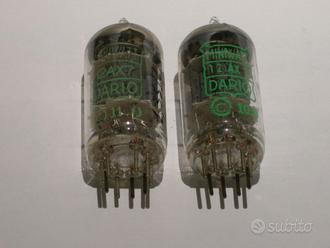 Coppia di 12AX7/ECC83 Miniwatt Dario  			