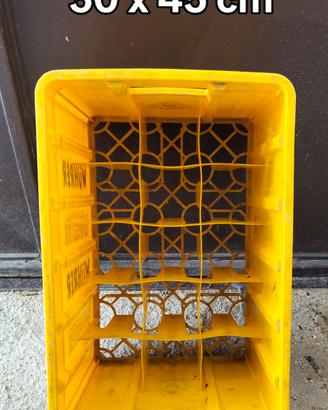 Cassetta plastica 15 bottiglie wuhrer anni 90