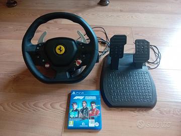 Volante Ferrari + Pedalina Gas e Freno + F1 2021