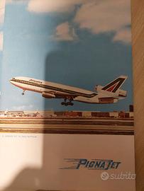 Lotto carta da lettere Alitalia Pignajet Pigna ann