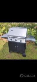 barbecue da giardino inox a Gas