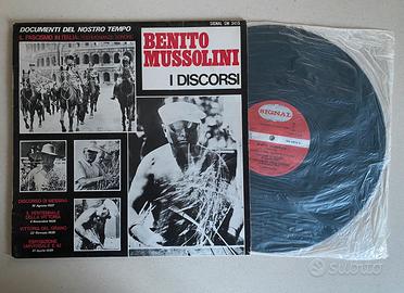 Benito Mussolini - I DISCORSI - 33 giri