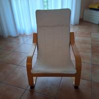 Poltrona Poang Ikea per bambini 