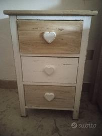 comodini shabby 