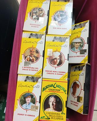 VHS Poirot e Miss Marple - Agatha Christie 