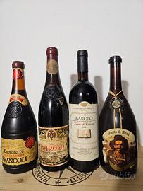 vino vintage anni 80 barolo 