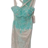 Abito corto elegante 
Impero couture taglia 44 
Nu