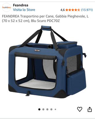 Trasportino pieghevole da viaggio