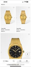 Tissot prx gold