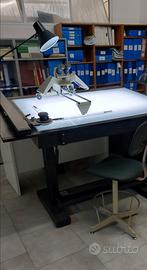 Tavolo da disegno per architetti e geometri