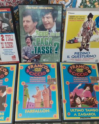 Lotto Dvd film comici Franco e Ciccio cult movies