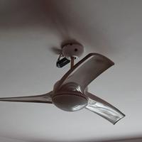 ventola da tetto con luce e telecomando (2 tipi)