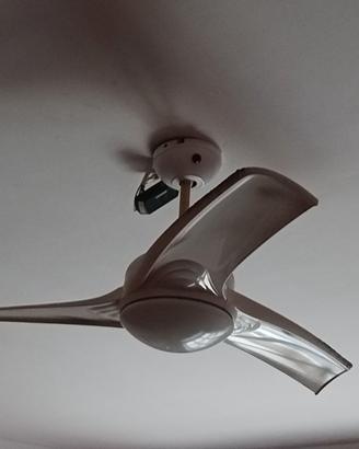 ventola da tetto con luce e telecomando (2 tipi)