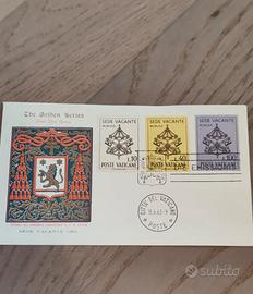 Busta con francobolli città del Vaticano 