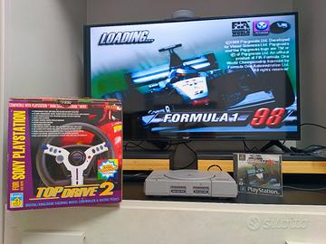 VOLANTE + GIOCO PlayStation 1 