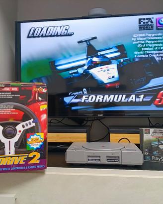 VOLANTE + GIOCO PlayStation 1 