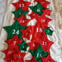 Calendario di natale in tessuto