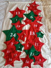 Calendario di natale in tessuto