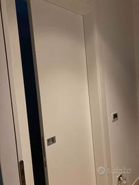 Porta scorrevole laccata bianca 80 x 210 cm