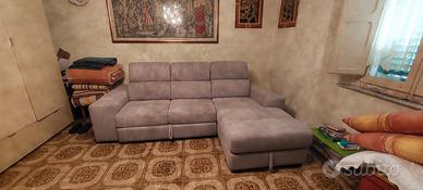 Divano letto con penisola
