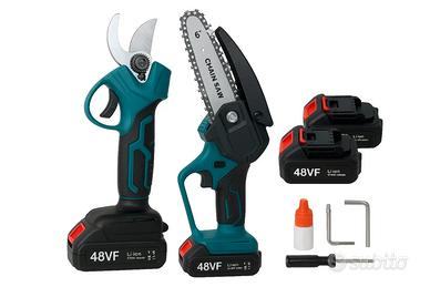 Forbice Potatura a batteria+ Motosega da 6 Pollici