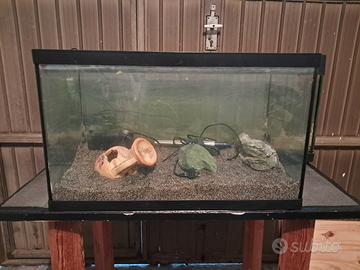 acquario 90 litri  completo di accessori